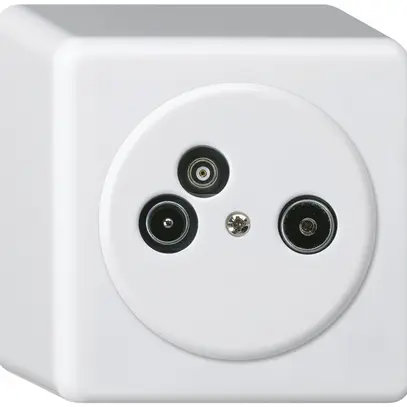 AP-Antennendose TV-R-Daten basico 2GHz 4dB weiss 