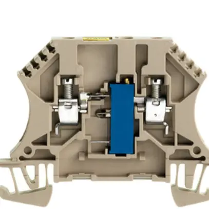 Borne de composant Weidmüller WDUL connexion à vis 4mm² 1kΩ TS35 beige 