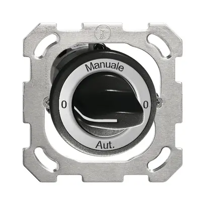 Interrupteur rotatif ENC 0-Manuale-0-Aut. FH 2/1P noir avec manette 