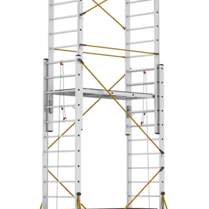 Échafaudage téléscopique Plica Telesafe XLN S007 5.23…7.03m alu 