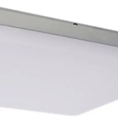 Plafonnier/applique LED SLICE SQUARE 18W, 3000K, 1100lm, capteur, argent 