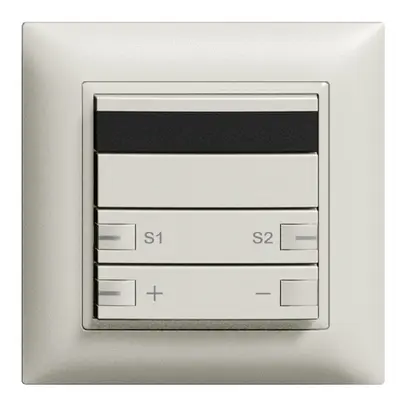 UP-Dimmer IR DALI ZEP Szene 2T/2×Hauptstelle EDIZIOdue hellgrau 