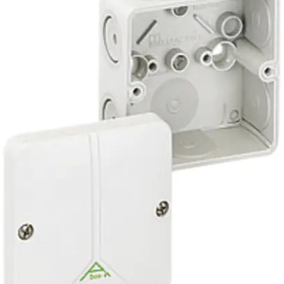 Boîte dérivation AP Abox-i 25 vide, PC, 80×80×52mm, IP65 