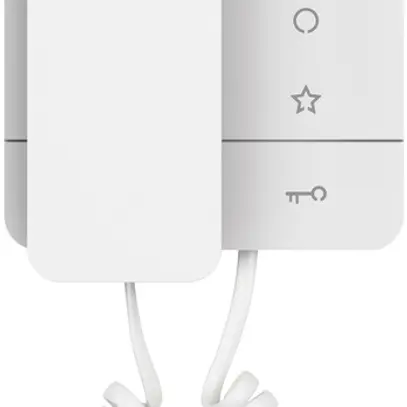 Stazione interna audio Bticino CLASSE 100 A16M, 2 fili, bianco 