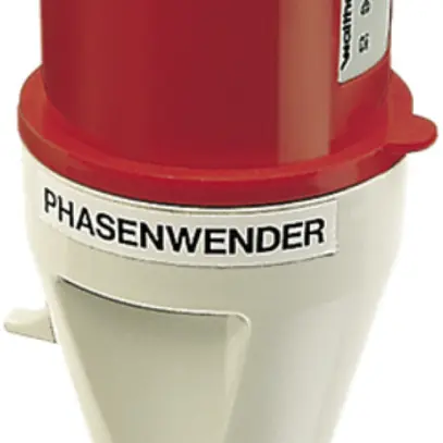 Fiche inverseur de phase mobile CEEtyp 5L 16A 6h conta.nick. 