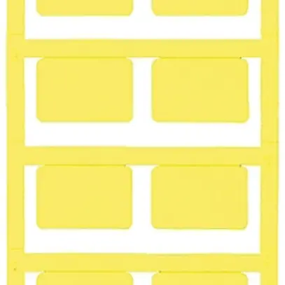 Marqueur d'appareil Weidmüller MultiCard SM 27mm PA66 jaune 
