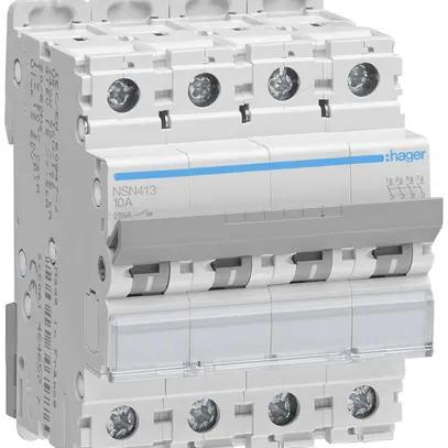 Disjoncteur Hager MCB 4P 230V type D 13A 4UM 