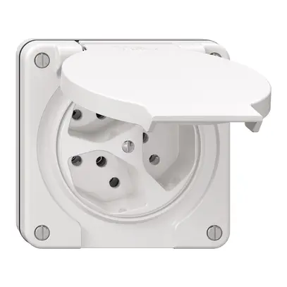 Presa NUP NEVO, 3×T13, IP21, bianco 