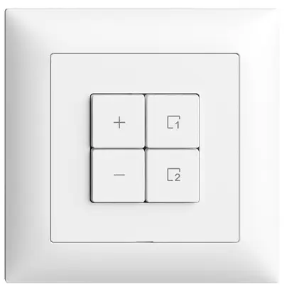 Comando per dimmer INC 1c scena/4t Edue Wiser bianco 