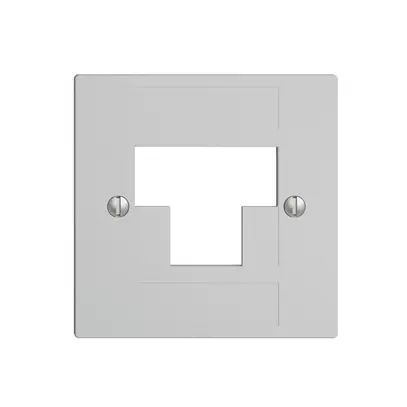 Placca frontale 2×RJ45 ITplusgrc EDIZIOdue 