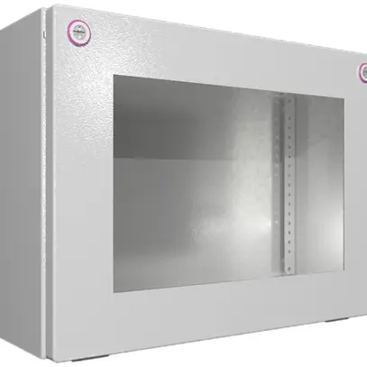 Piccola scatola Rittal KX Bus, con vetro, IP65, 400×300×155mm, lamiera d'acciaio 
