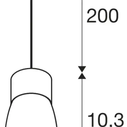 Luminaire suspendu SLV PURI 2.0 Dome AD3PH GU10 1×6W VAR Ø55mm noir/or 