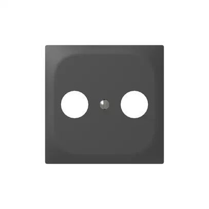 Kit frontal ENC SIDUS Z/E anthracite TV-R-Sat-données Ø43mm 