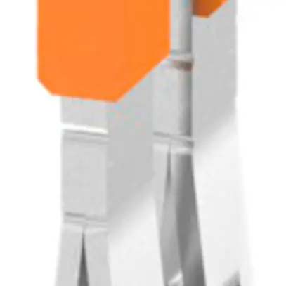 Connessione trasversale WM ZQV 2.5N/2 inserito 2L 5.1mm isolato 24A arancione 