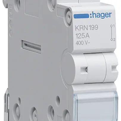 Einspeiseblock Hager 125A für Gabel-Phasenschiene 