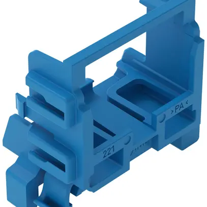 Befestigungsadapter WAGO o.Zugentlastung für 10×4mm² TH35 bl 