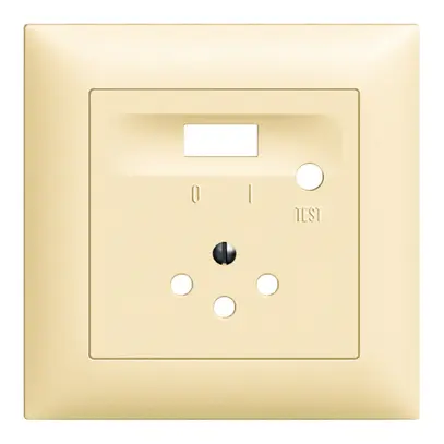Kit frontal EDIZIOdue vanille 88×88mm T12 FI 