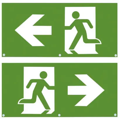Piktogramm-Set DOTLUX links und rechts 2 Stk, für EXITmulti 