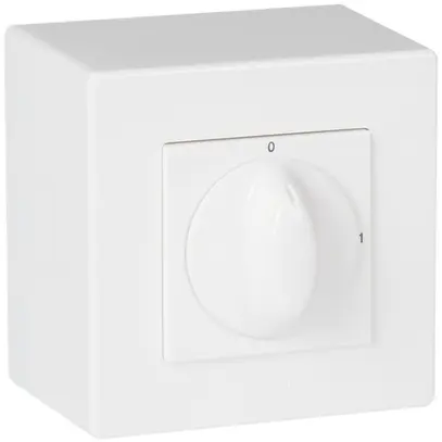 Interruttore rotativo AP ATO 3/1L bianco 1-2-1-2 