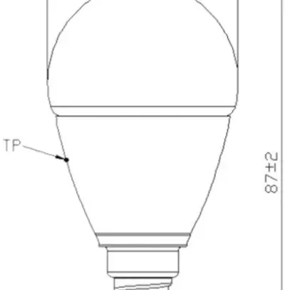 Lampada LED ToLEDo SunDim E14 6.5W 470lm 2700K opale 