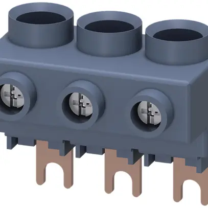 Borne d'alimentation Siemens SIRIUS 3RV2 pour taille S00/0, 3p, en haut 