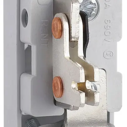 Sezionatore neutro INS R-NT 25…160A montaggio sbarra conduttrice <10mm morsetto 