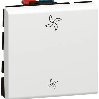 EB-Ventilator-Schalter MOS 3/1L 10A weiss 1 Modul 