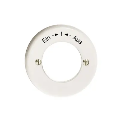 Kit front. Ein-I-Aus bianco, per contatto rot.imp.a chiave 