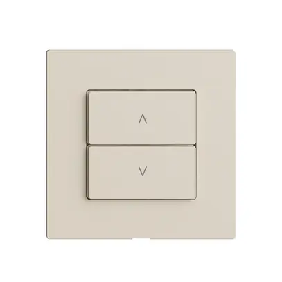 Interruttore tapparelle 1K/2T Edue Wiser crema 