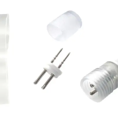 Verbindungsadapter QuickFix Ropelight, 7cm, Adapter transparent 