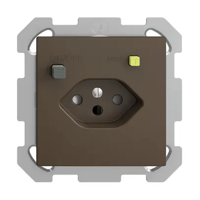 Prise ENC EDIZIOdue T13 FI 30mA FM, shutter, coffee 