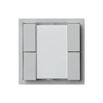 Pulsante universale INC 4×kallysto A senza LED grigio chiaro 