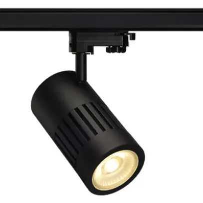 Lampada LED SLV STRUCTEC TRACK 30W 3150lm 3000K 60° adattatore 3-fasi nero 