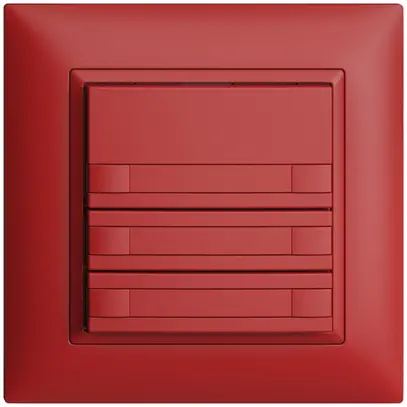 Pulsante INC KNX 3×EDIZIOdue berry RGB senza LED con inserto carta 