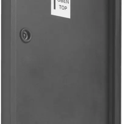 Boîtier AP pour interphone Hager elcom.one 308×184×28.5mm aluminium noir 