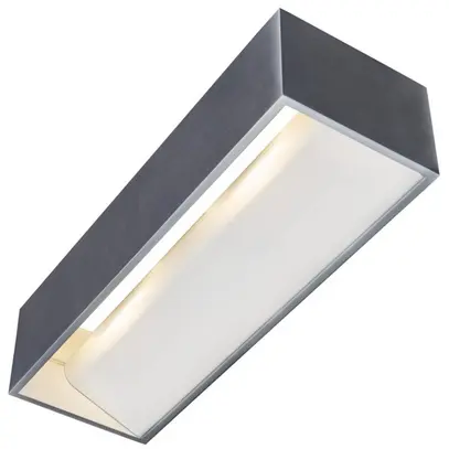 Applique LED SLV LOGS IN L 17W 1400lm 3000K 300×100×70mm Al/blanc 