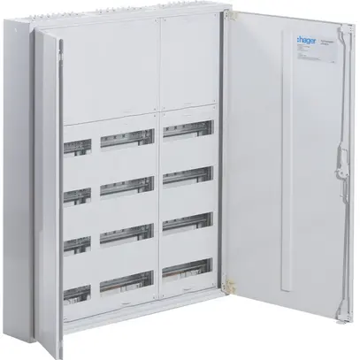 Distributore AP Hager univers 6-file 144UM IP44 800×950×160mm 