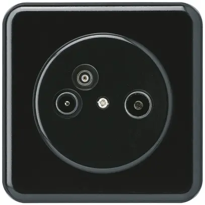 Prise d'antenne ENC TV-R-Données basico C 2GHz 4dB noir 
