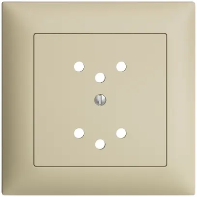 Kit frontal EDIZIOdue vanille 88×88mm 2×T12 