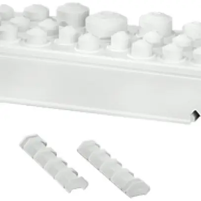 Placca di fissaggio grigio, Ø17×6…13, Ø2×9…17, Ø2×8×23, Ø1×11…30 