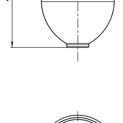 Deckenrosette Sylvania OneTrack Polycarbonat Ø32×45mm schwarz Seil Ø1.5mm 