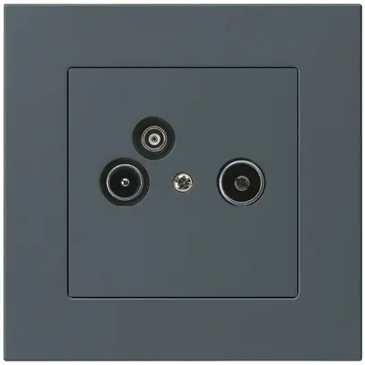 Prise pour antenne ENC R/TV/données kallysto.pro 2GHz 4dB anthracite 