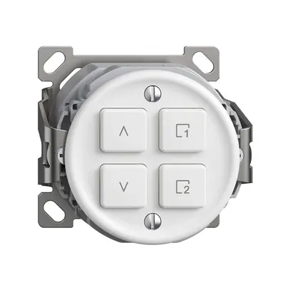 Station secondaire pour interrupteur stores AP 1c/4t scène WLAN Sdue Wiser blanc 