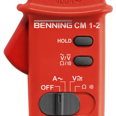 Pince ampèremétrique Benning CM 1-2 600VUC 400A 20MΩ Cat III 600V 