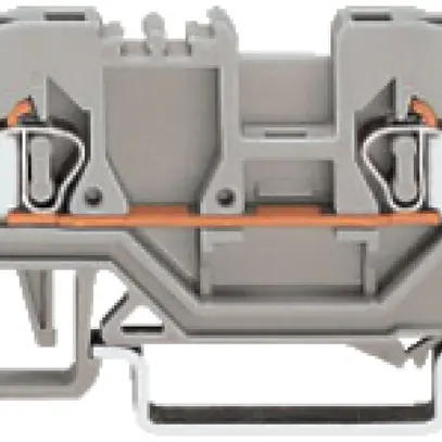 Borne de passage WAGO 2.5mm² gris 