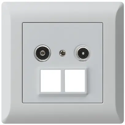 Presa multimedia INC kallysto.line R/TV 4dB 2GHz grigio chiaro 