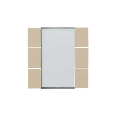 Kit frontal Hager kallysto 6×KNX beige 