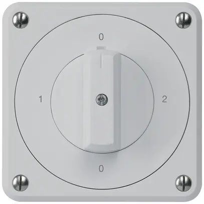 Interruttore rotativo INC robusto IP55 S2/1P grigio per combinazione 