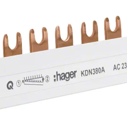 Pettine di raccordo 3P 16mm² Hager 