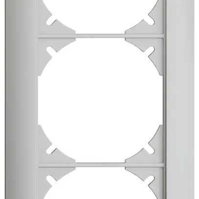 UP-Kopfzeile EDIZIOdue SNAPFIX® 3×1 vertikal 88×208mm hellgrau 